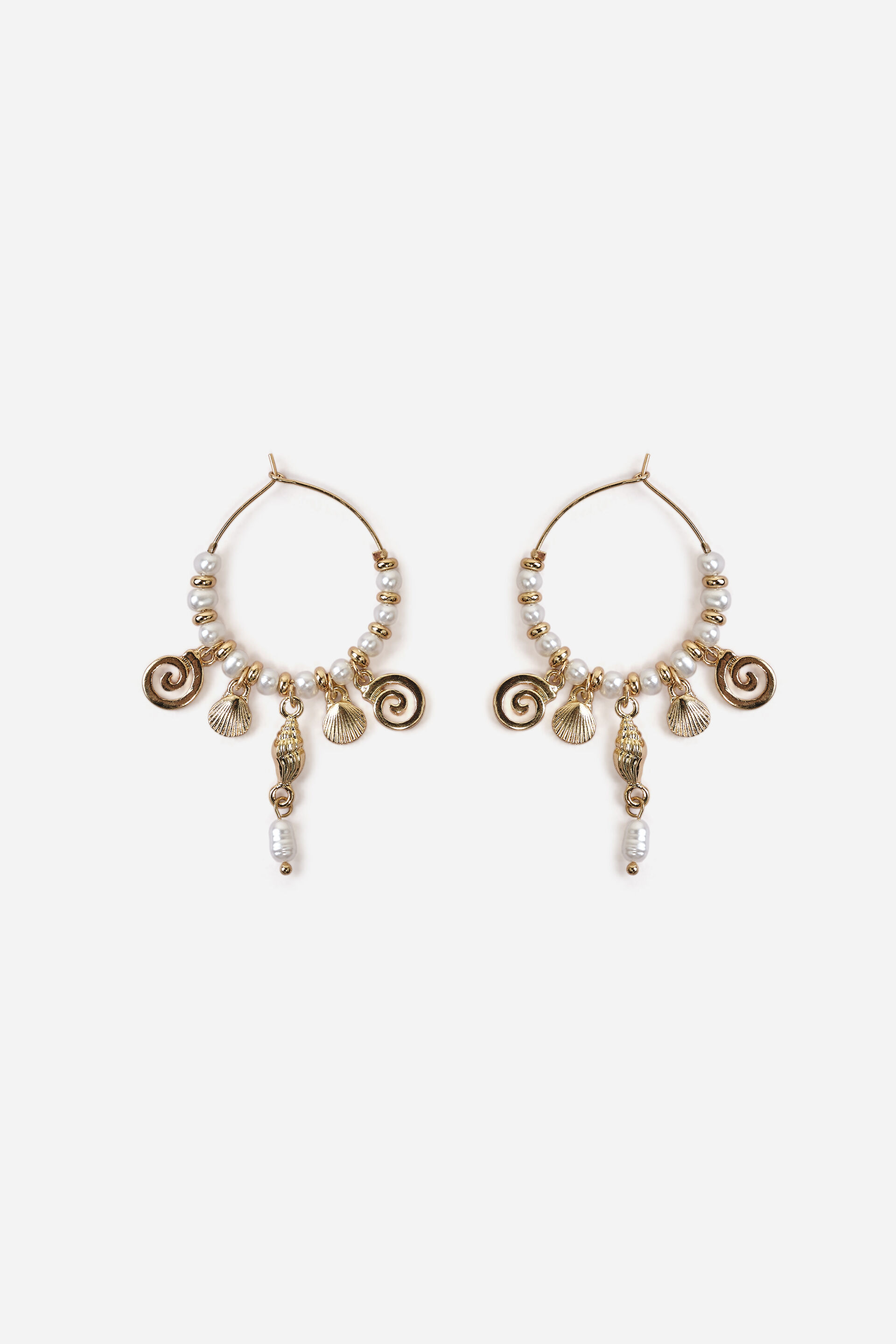 Coastal Charm Hoop Earrings, , image 1